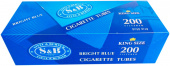 Гильзы  с фильтром "S&B" Bright blue 200 King Size