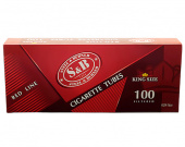 Гильзы  с фильтром "S&B" RED LINE 100 King Size