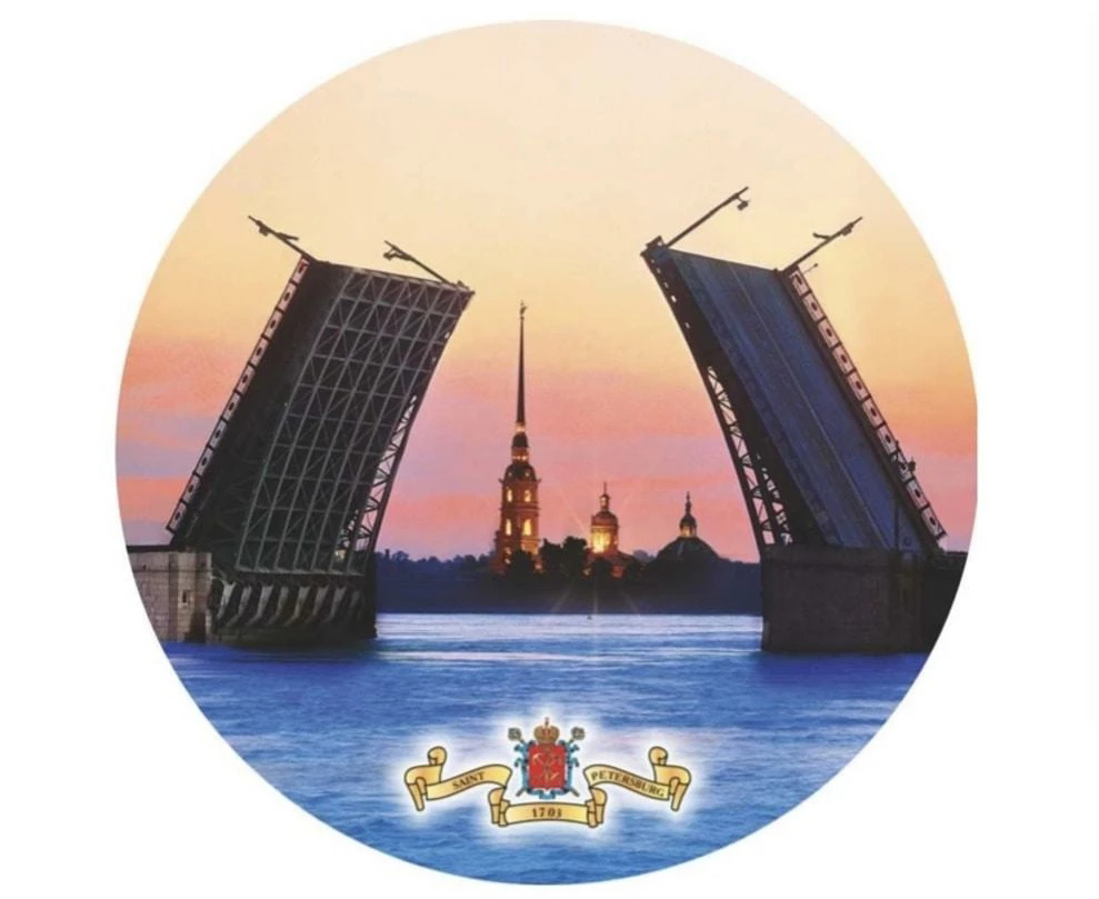 Тарелка 15 см Развод. мост арт. 15-6-04