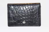 Чехол для кредитных карт (кожа черная)QK25MattCroc