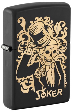 Зажигалка ZIPPO Skull Design с покрытием Black Matte 29632