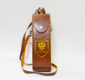 Фляга изогнутая (в сумке) арт 2527