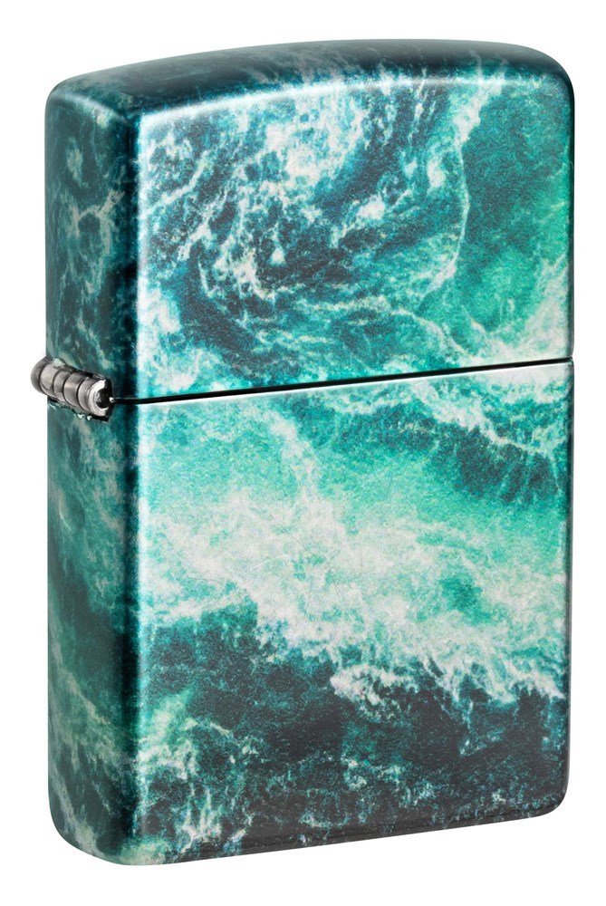 Зажигалка ZIPPO Rogue Wave с покрытием 540 Tumbled Chrome 48621