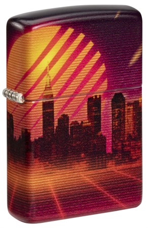 Зажигалка ZIPPO Cyber City с покрытием 540 Matte 48505