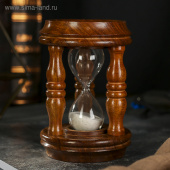 Песочные часы "Колизей" дерево 7,5*7,5*14см (3мин) арт. 2358223