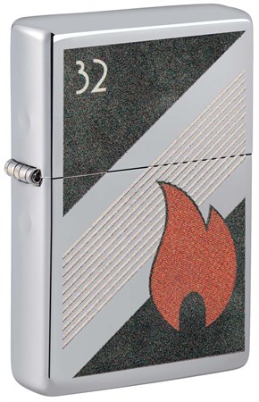 Зажигалка ZIPPO Vintage с покрытием High Polish Chrome 48623