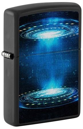 Зажигалка ZIPPO UFO Flame с покрытием Black Light 48514