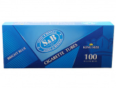 Гильзы  с фильтром "S&B" Bright blue 100 King Size