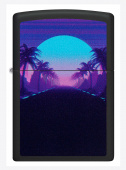 Зажигалка ZIPPO Sunset Black с покрытием Black Light 49809