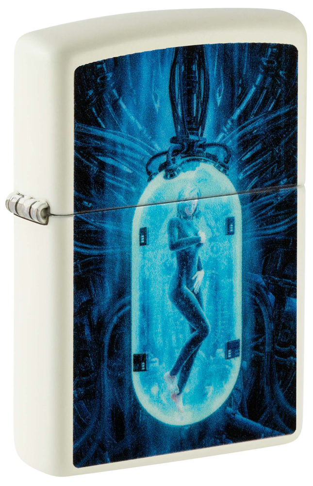 Зажигалка ZIPPO Woman in Tube с покрытием Glow In The Dark Green 48520