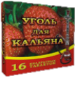 Уголь для кальяна "Полиформ" Земляника 16 табл.