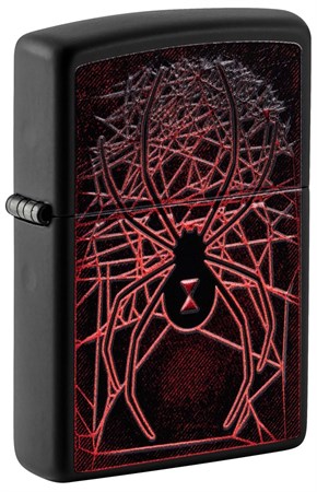 Зажигалка ZIPPO Spider Design с покрытием Black Matte 49791