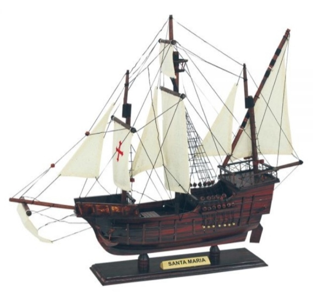 Корабль Санта-Мария L:45cm H:38 cm Sea Club арт.5190