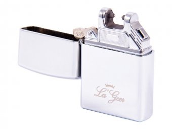 Зажигалка "LA GEER" 6*4см электроимпульсная USB 85402