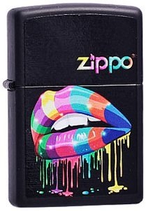 Зажигалка ZIPPO 218 Rainbow Lips