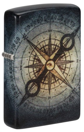 Зажигалка ZIPPO Compass Ghost с покрытием Glow In The Dark Green 48562