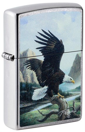 Зажигалка ZIPPO Linda Pickens Design с покрытием Street Chrome 49822