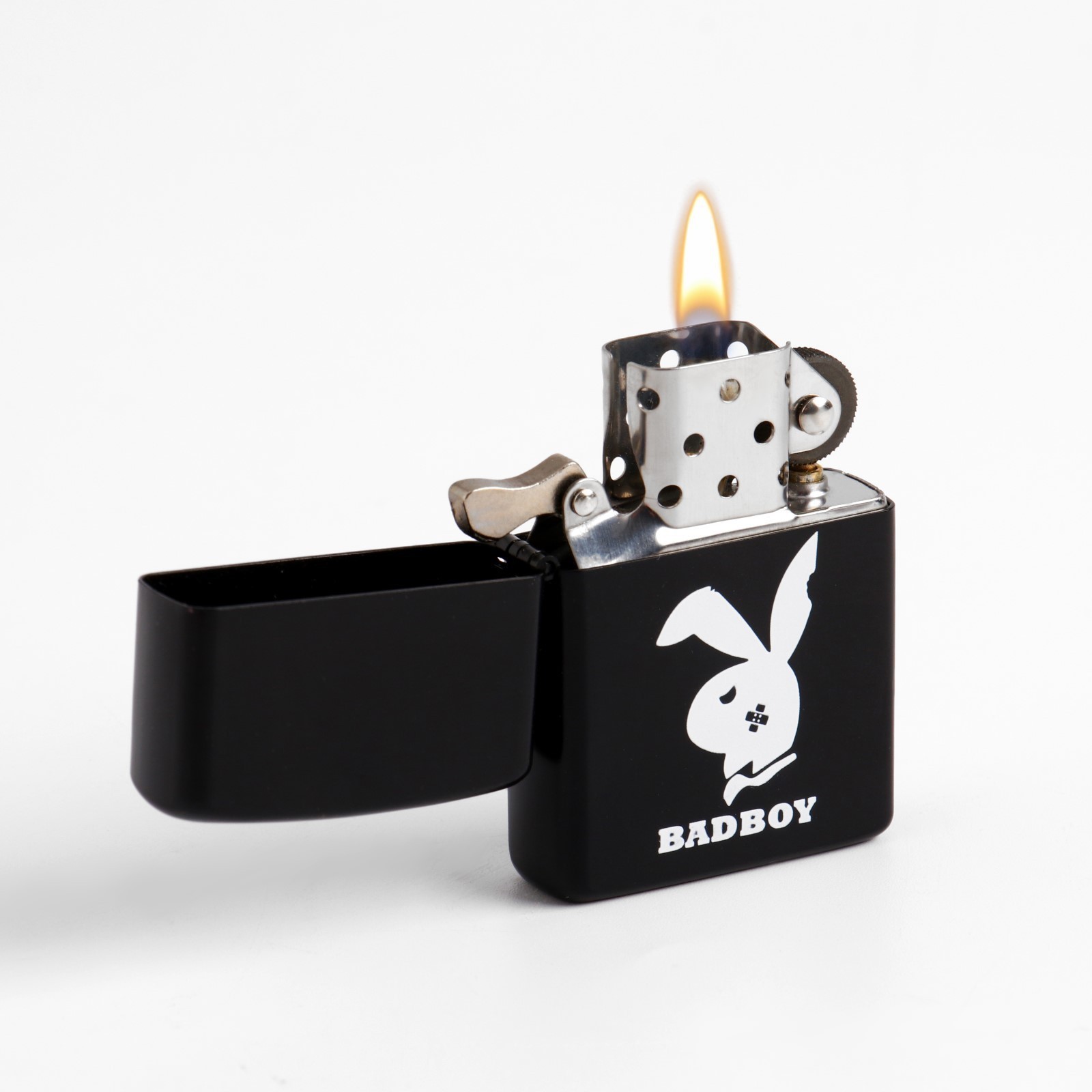 Зажигалка бензиновая BAD BOY, черная 7443461