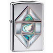 Зажигалка ZIPPO 20899 Stained Glass Street Chrome