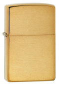 Зажигалка ZIPPO 204B BRUSHED BRASS PLAIN