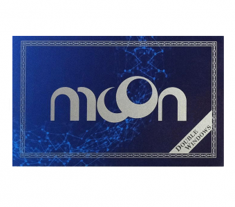 Бумага сигаретная Moon Дабл Блэк Бличед Райс 14г/м 100 (25)