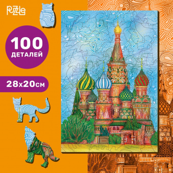 Пазл фигурный «Собор Василия Блаженого» 6957666