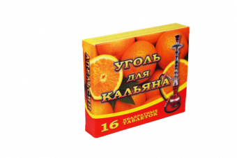 Уголь для кальяна "Полиформ" Апельсин 16 табл.