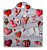 Подставка под горячее "Сердечки" 16*19 см арт. W-16 love