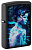 Зажигалка ZIPPO Cyborg Woman с покрытием Black Light 48517