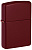 Зажигалка ZIPPO Classic с покрытием Merlot, латунь/сталь, бордовая, глянцевая 46021