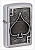 Зажигалка ZIPPO Ace Of Spades с покрытием Brushed Chrome 49637