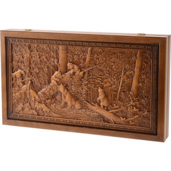 Игра Нарды Мишки, патина WGN-Mishk-K