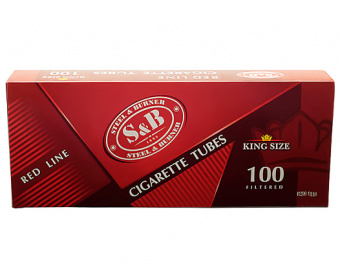 Гильзы  с фильтром "S&B" RED LINE 100 King Size