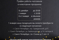 Режим работы магазинов в праздники.