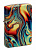 Зажигалка ZIPPO Colorful Swirl с покрытием Glow In The Dark Green 48612