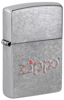Зажигалка ZIPPO Classic с покрытием Street Chrome™, сер,, матовая 207 SNAKESKIN ZIPPO LOGO