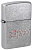 Зажигалка ZIPPO Classic с покрытием Street Chrome™, сер,, матовая 207 SNAKESKIN ZIPPO LOGO