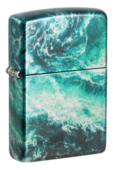 Зажигалка ZIPPO Rogue Wave с покрытием 540 Tumbled Chrome 48621
