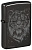 Зажигалка ZIPPO Big Cat с покрытием High Polish Black, латунь/сталь, черная, глянцевая, 38x13x