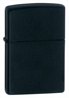 Зажигалка ZIPPO 218 PLAIN BLACK MATTE