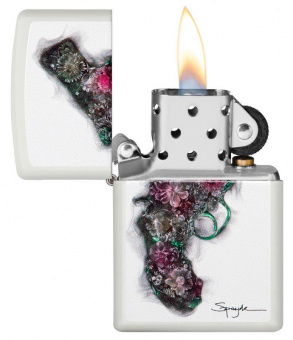 Зажигалка ZIPPO 29894 Spazuk White Matte