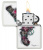 Зажигалка ZIPPO 29894 Spazuk White Matte
