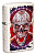 Зажигалка ZIPPO Skull Design с покрытием Mercury Glass 49410
