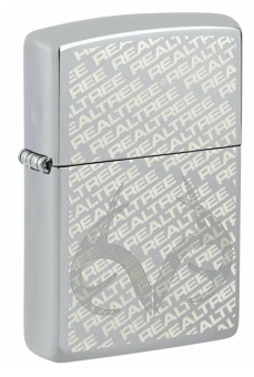 Зажигалка ZIPPO Reatree® с покрытием High Polish Chrome, латунь/сталь, серебристая, 38x13x57 м