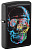Зажигалка ZIPPO Skull Design с покрытием Black Matte 28042