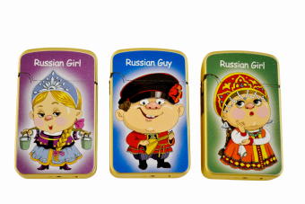 Зажигалка "ZENGAZ" ROYAL JET Русские люди арт. 97901