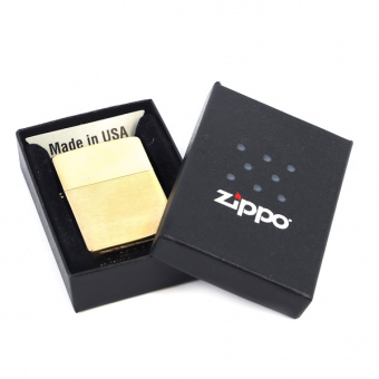 Зажигалка ZIPPO 204 BRUSHED BRASS