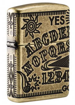Зажигалка ZIPPO Ouija Board Design, корпус Armor™ 49001