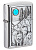 Зажигалка ZIPPO Wolf Design с покрытием Brushed Chrome 49295