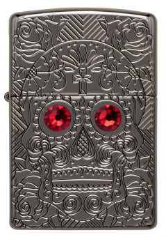 Зажигалка ZIPPO Armor™ Crystal Skull Design 49300